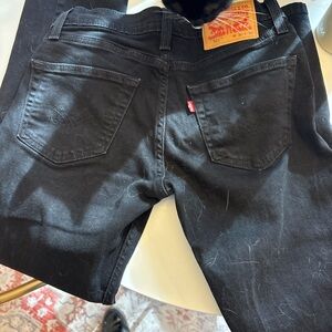 Levi’s 510 Slim Fit Black Jeans W30 L30 Classic Tapered Denim